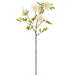 30.5" Silk Rose Myrtle Flower Stem -White (pack of 12) - FSR703-WH