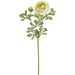 23" Ranunculus Silk Flower Stem -Light Yellow (Pack of 12) - FSR724-YE/LT