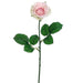 17" Silk Small Tea Rose Flower Spray -Pink/Cream (pack of 12) - FSR807-PK/CR