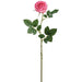 20.5" Small Rose Silk Flower Stem -Cerise (Pack of 12) - FSR902-CE