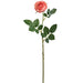 20.5" Small Rose Silk Flower Stem -Coral (Pack of 12) - FSR902-CO