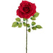 45" Rose Silk Flower Stem -Red (Pack of 6) - FSR920-RE