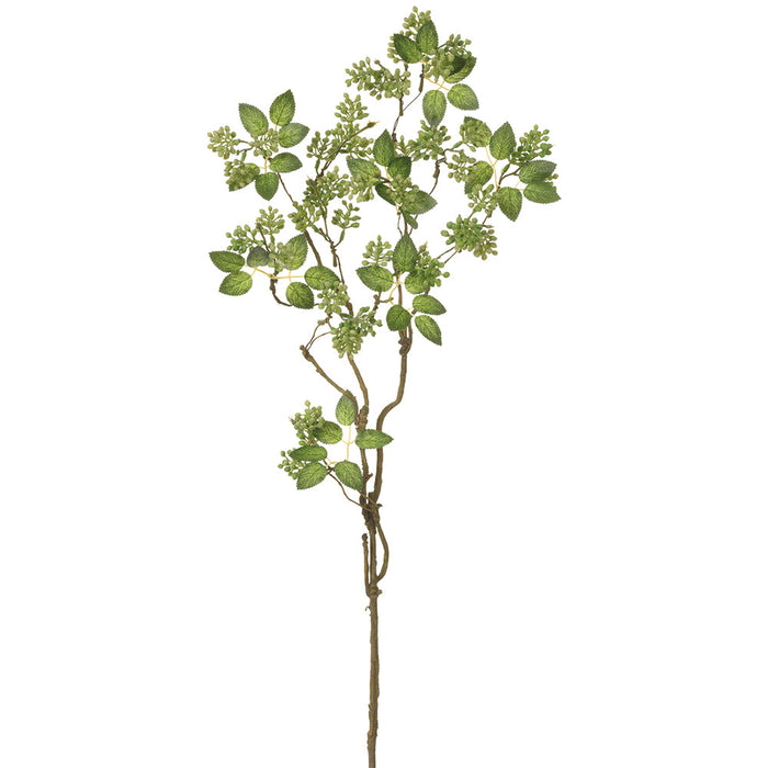 35" Artificial Sedum Flower Stem -Green (Pack of 12) - FSS010-GR