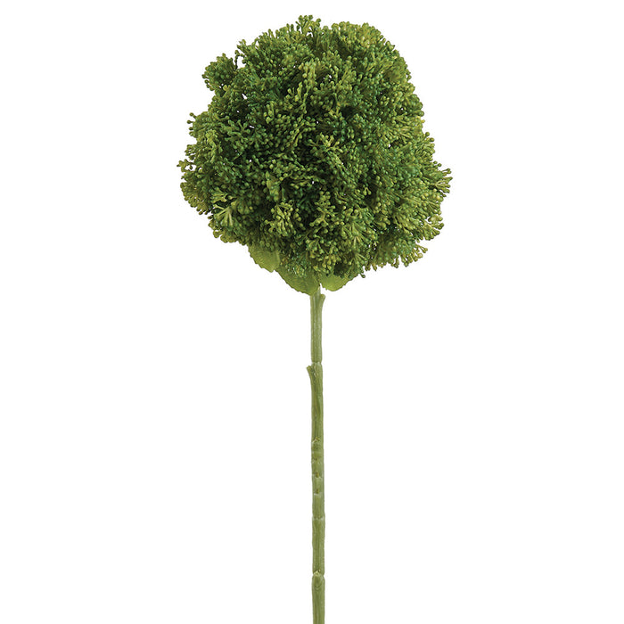 24" PE Soft-Touch Skimmia Artificial Flower Stem -Green (Pack of 12) - FSS013-GR
