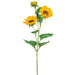26" Silk Sunflower Flower Stem -Yellow (pack of 12) - FSS015-YE