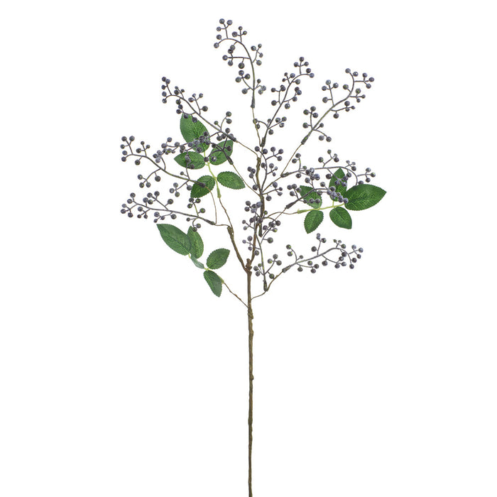 21" Sedum Artificial Flower Stem -Blue (Pack of 12) - FSS016-BL