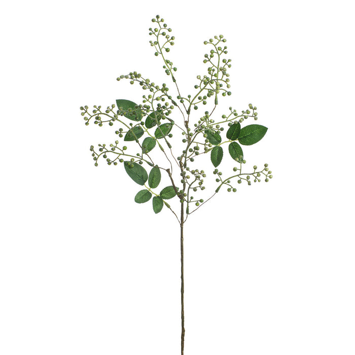 21" Sedum Artificial Flower Stem -Green (Pack of 12) - FSS016-GR