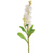 26.5" Silk Stock Flower Spray -White (pack of 12) - FSS018-WH