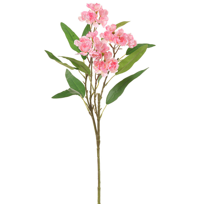 24" Wild Stock Silk Flower Stem -Pink (pack of 12) - FSS030-PK