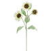 34.5" Sunflower Silk Flower Stem -White (Pack of 12) - FSS037-WH