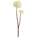 32" Snowball Silk Flower Stem -Cream (pack of 12) - FSS039-CR