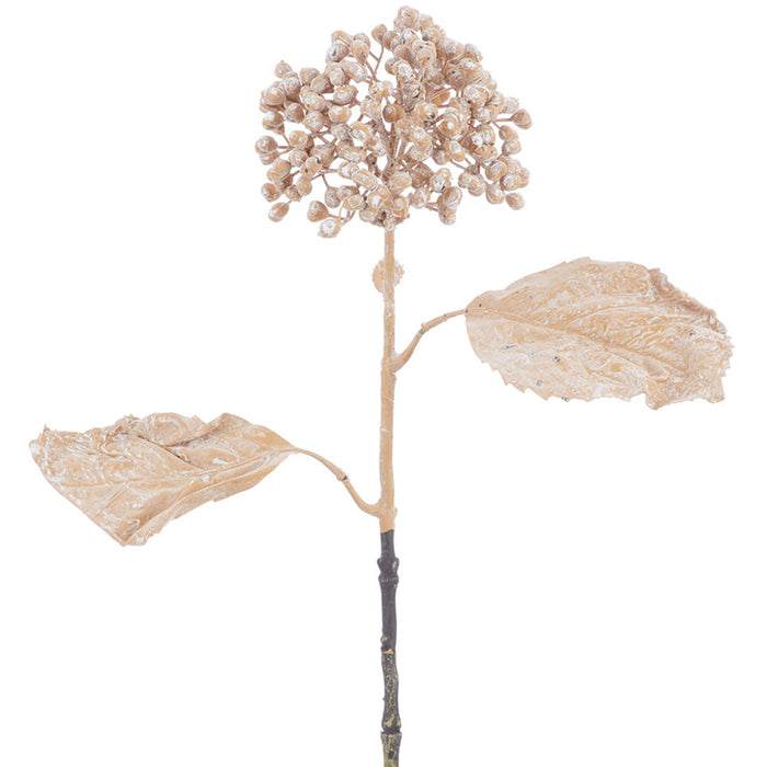 22" Sedum Artificial Flower Stem -Beige (Pack of 12) - FSS045-BE