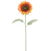 30" Sunflower Silk Flower Stem -Orange (Pack of 12) - FSS046-OR