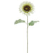 30" Sunflower Silk Flower Stem -White (Pack of 12) - FSS046-WH