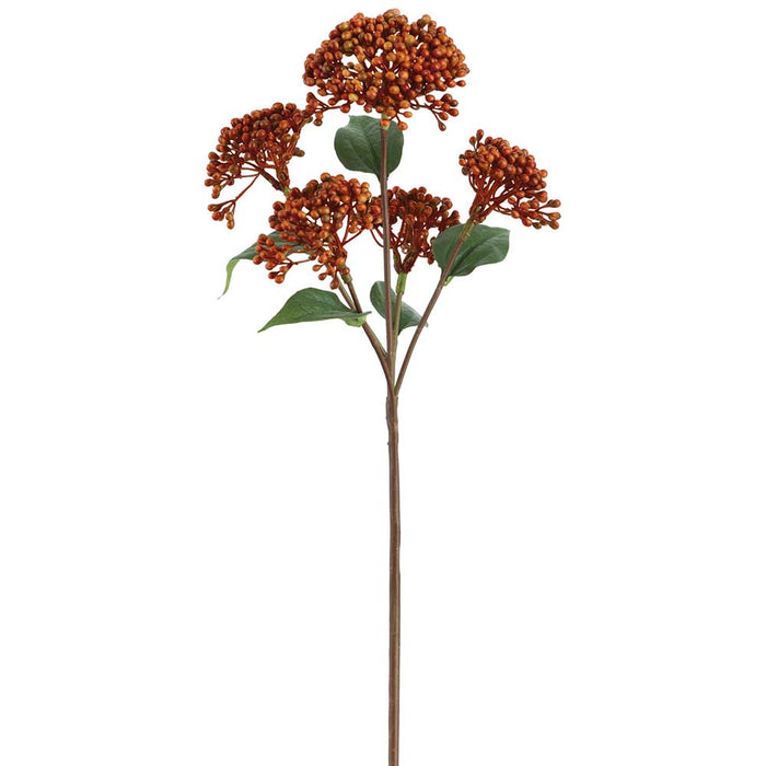 16.5" Sedum Artificial Flower Stem -Cinnamon (Pack of 12) - FSS053-CI