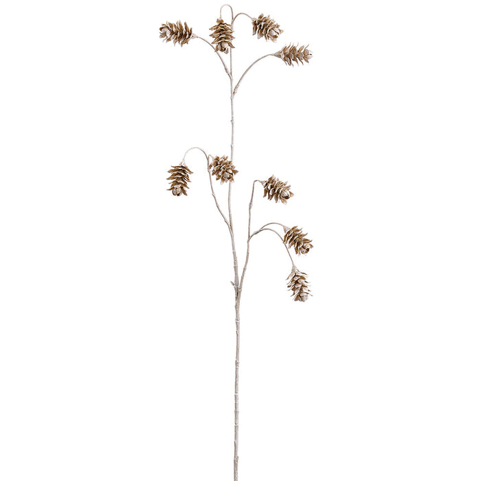 40" Artificial Hops Flower Stem -Beige (Pack of 12) - FSS057-BE