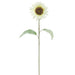 28" Silk Sunflower Flower Stem -White (Pack of 12) - FSS062-WH