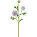 21" Scabiosa Silk Flower Stem -Lavender (Pack of 12) - FSS095-LV
