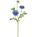 21" Scabiosa Silk Flower Stem -Purple/Blue (Pack of 12) - FSS095-PU/BL