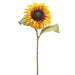 25" Silk Sunflower Flower Stem -Yellow/Gold (pack of 12) - FSS115-YE/GO