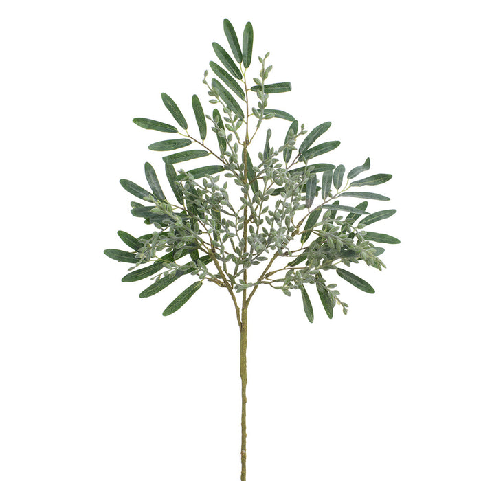 26" Blooming Sedum Silk Greenery Leaf Stem -Green/Gray (Pack of 12) - FSS125-GR/GY