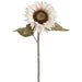 24" Sunflower Silk Flower Stem -Cream (pack of 12) - FSS130-CR