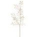 27" Glittered Artificial Smilax Leaf Stem -White (pack of 12) - FSS176-WH