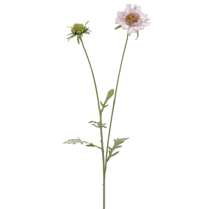 28" Scabiosa Silk Flower Stem -Lavender (pack of 12) - FSS227-LV