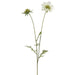 28" Scabiosa Silk Flower Stem -White (Pack of 12) - FSS227-WH