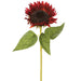 24.5" Silk Sunflower Flower Spray -Red (pack of 12) - FSS234-RE