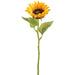 18" Sunflower Silk Flower Stem -Yellow (Pack of 12) - FSS280-YE