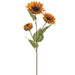 32" Silk Sunflower Flower Stem -Flame (Pack of 12) - FSS285-FL