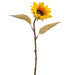 18.5" Silk Sunflower Stem -Yellow/Mustard (pack of 12) - FSS303-YE/MD