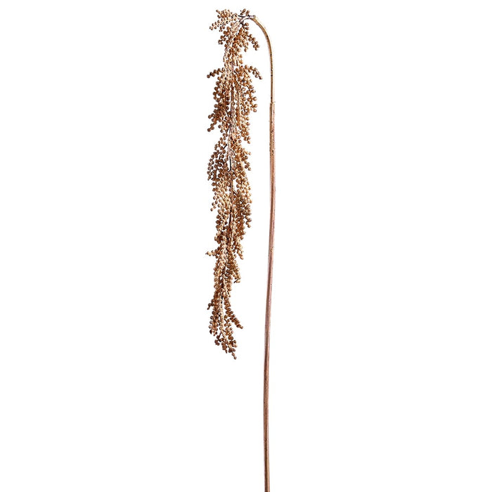 38.5" Hanging Artificial Sedum Flower Stem -Beige (pack of 12) - FSS372-BE