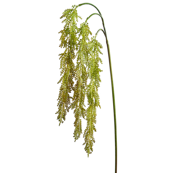 42.5" Hanging Artificial Sedum Flower Stem -Green/Gray (pack of 12) - FSS373-GR/GY