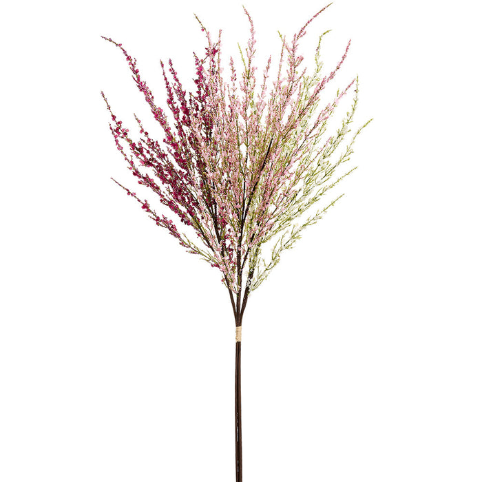 36" Spirea Artificial Flower Stem Bundle -Pink/Green (Pack of 6) - FSS400-PK/GR