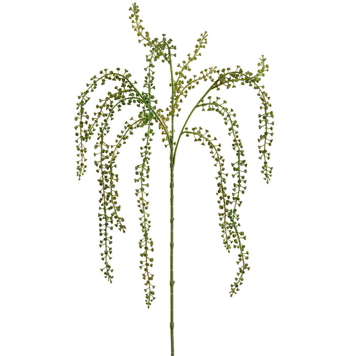 46" Hanging Sedum Artificial Flower Stem -Green (Pack of 12) - FSS419-GR