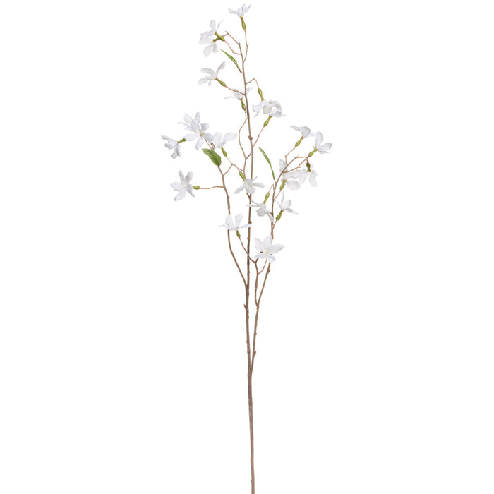 38" Stephanotis Silk Flower Stem -White (Pack of 12) - FSS465-WH