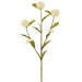 26" Silk Snowball Flower Stem -White (pack of 12) - FSS632-WH