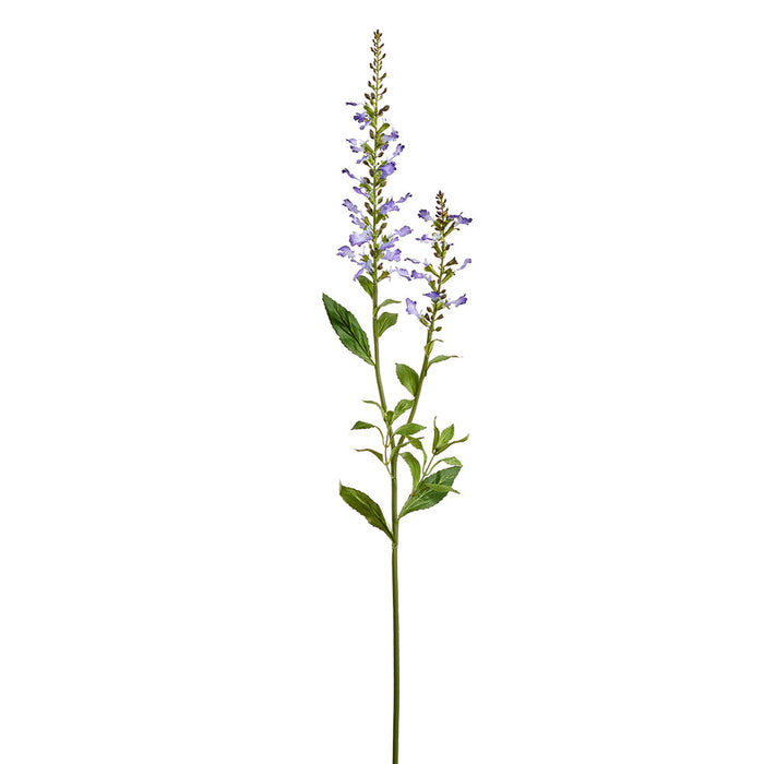 30" Flowering Sage Silk Flower Stem -Purple (Pack of 12) - FSS635-PU