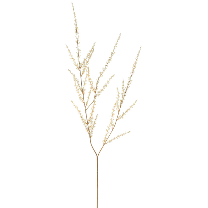34.5" Silk Thunbergii Spiraea Flower Stem -White (pack of 12) - FSS693-WH