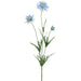 25.25" Silk Scabiosa Flower Stem -Helio (pack of 12) - FSS728-HE