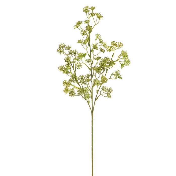 26" PE Soft-Touch Sedum Artificial Flower Stem -Green (Pack of 12) - FSS758-GR
