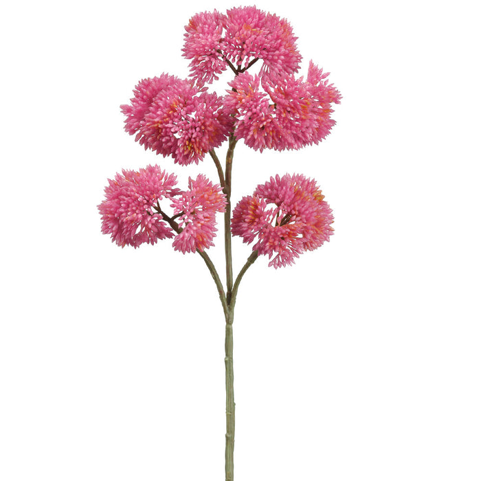 12" Sedum Artificial Flower Stem -Beauty (pack of 12) - FSS786-BT