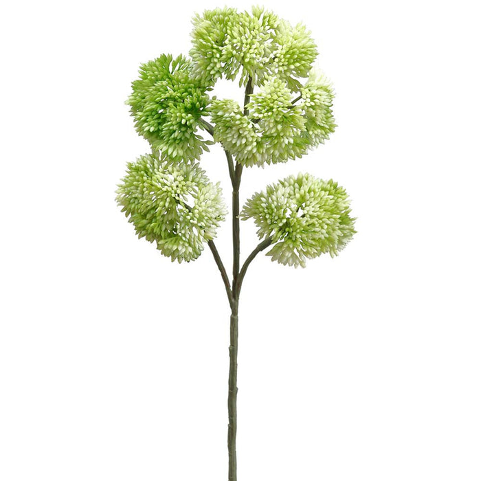 12" Sedum Artificial Flower Stem -Green (pack of 12) - FSS786-GR
