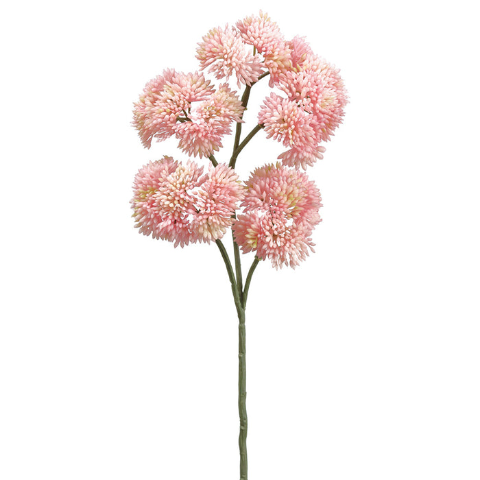 12" Sedum Artificial Flower Stem -Pink (pack of 12) - FSS786-PK