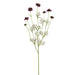 35" Scabiosa Silk Flower Stem -Plum (Pack of 12) - FSS795-PL