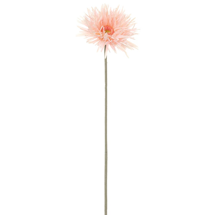 26" Silk Spider Gerbera Daisy Flower Stem -Light Pink (pack of 12) - FSS859-PK/LT