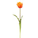 19.25" Silk Tulip Flower Stem -Orange (pack of 12) - FST001-OR
