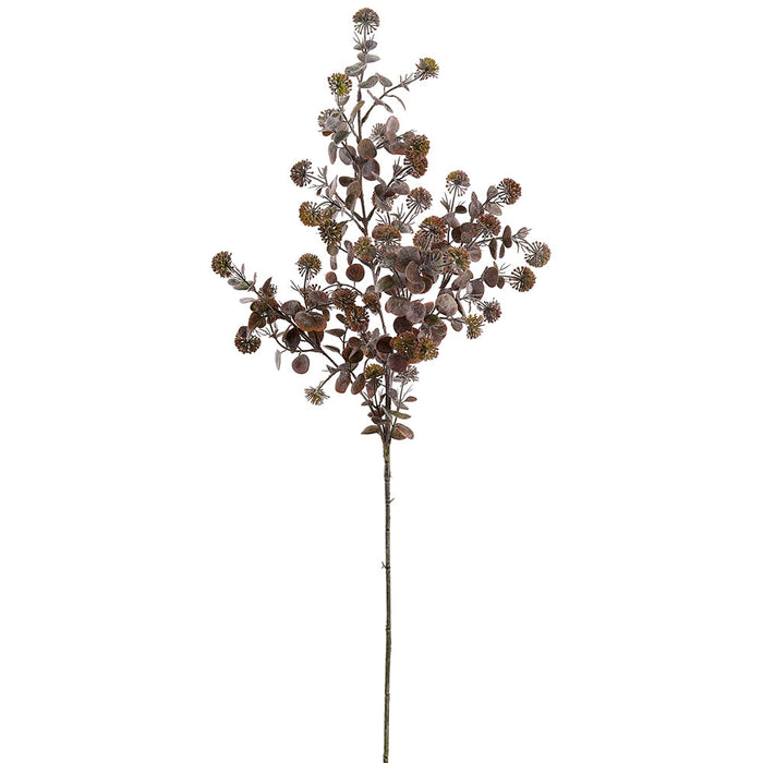32" Thistle Artificial Flower Stem -Brown/Green (Pack of 12) - FST002-BR/GR